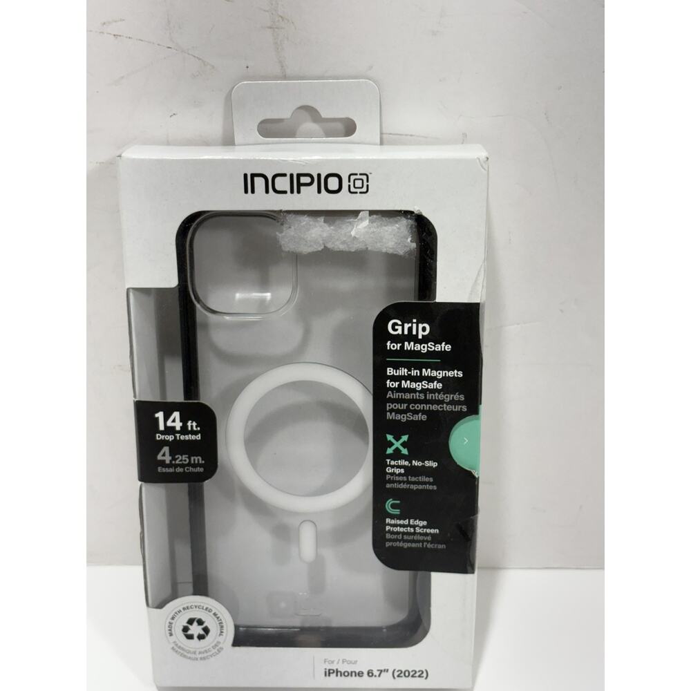 Incipio Aerogrip Protective Magsafe Case iPhone‎ 14 Pro Max 6.7" Pro 2022 Clear